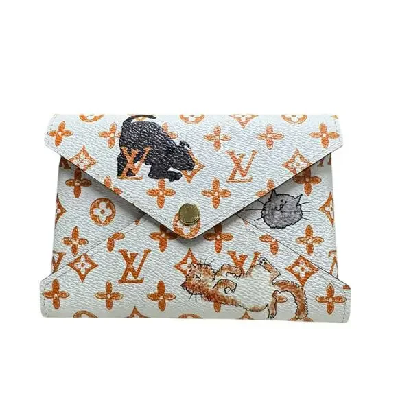 Louis Vuitton Catogram Kirigami bags 3-Pochettes Grace Coddington cats LV Rare - Picture 11 of 15